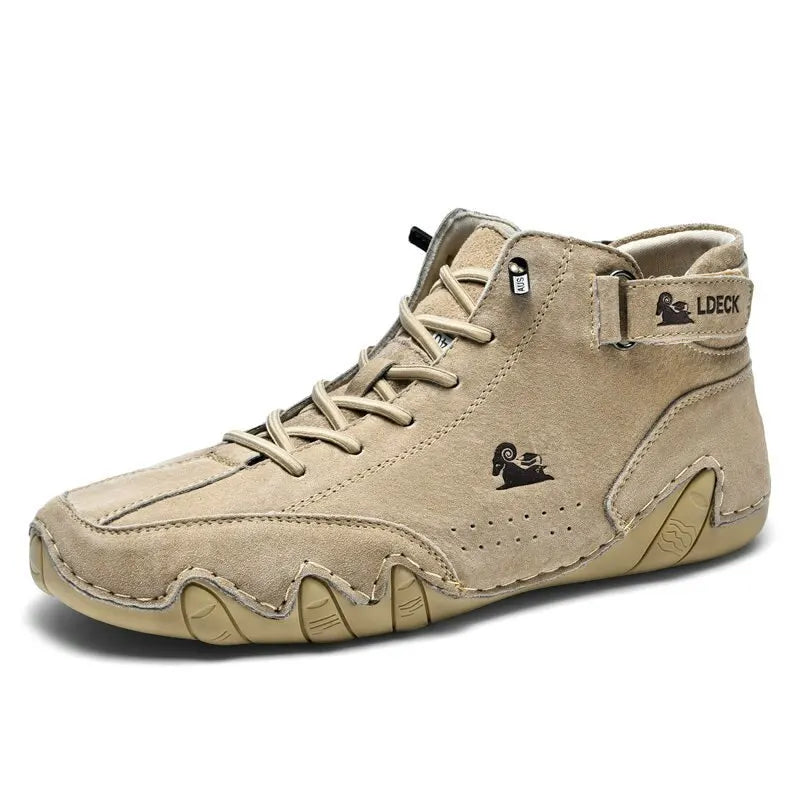 Men's Waterproof Motorcycle Winter Boots 2023 High-Top Sneakers
