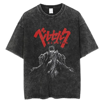 Eren Destiny Oversized Acid Wash Tee