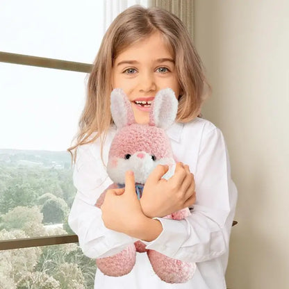 Rabbit Plush Toy 13Inch Animal Soft Realistic Plush Easter Stuffed Lovely Baby Bunny Hugging Pillow Toy For Kids Girls Boys