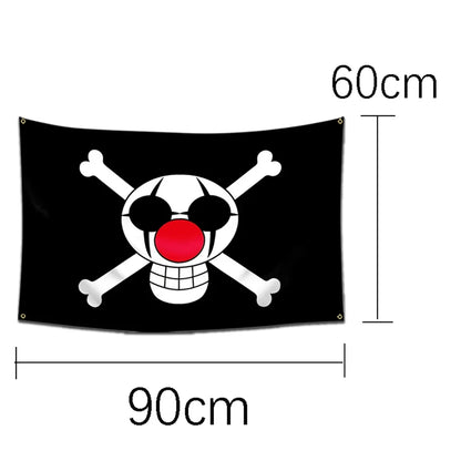 One Piece Jolly Roger Flags 🏴‍☠️ Decoration