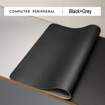 Home Office Large Mouse Pad Gamer Waterproof PU Leather Desk Mat - Computer Mousepad & Keyboard Pad for Gaming