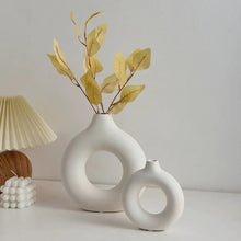 Donut Shape Plastic Vase