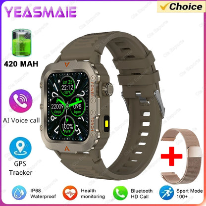 Military GPS Smartwatch – Rugged & Adventure-Ready