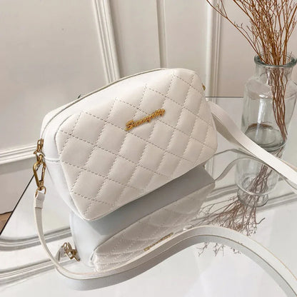 Tassel Small Messenger Bag for Women – Trendy Lingge Embroidery Camera Shoulder Bag