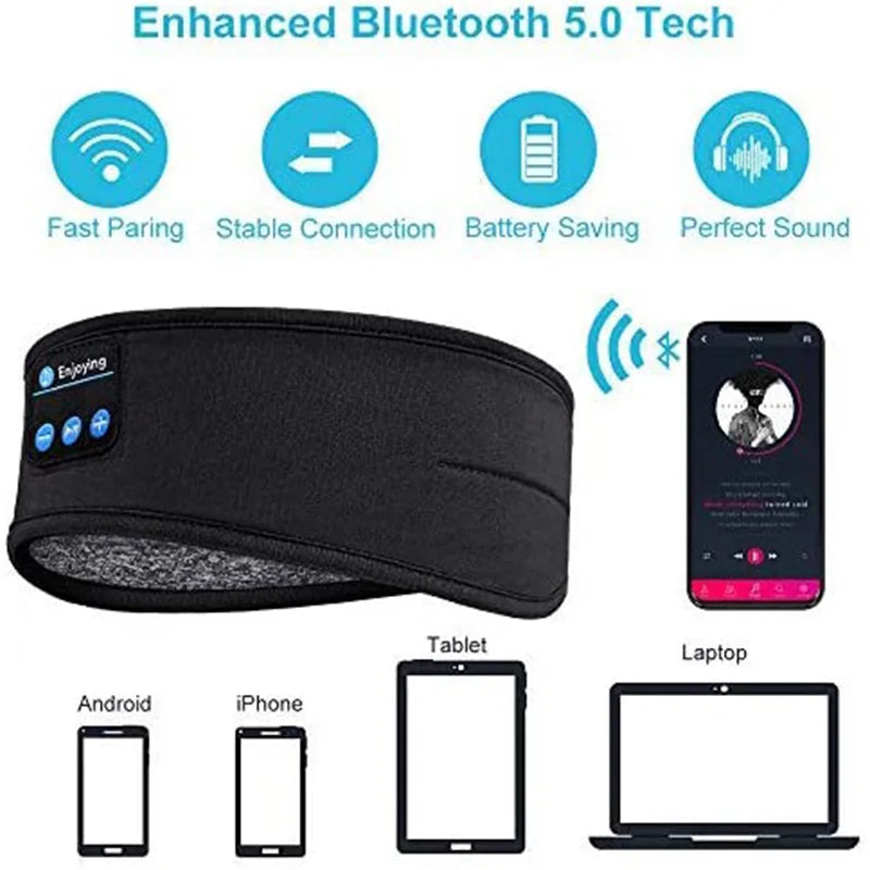 Oracluxe Bluetooth Sleep Headphones & Eye Mask Combo