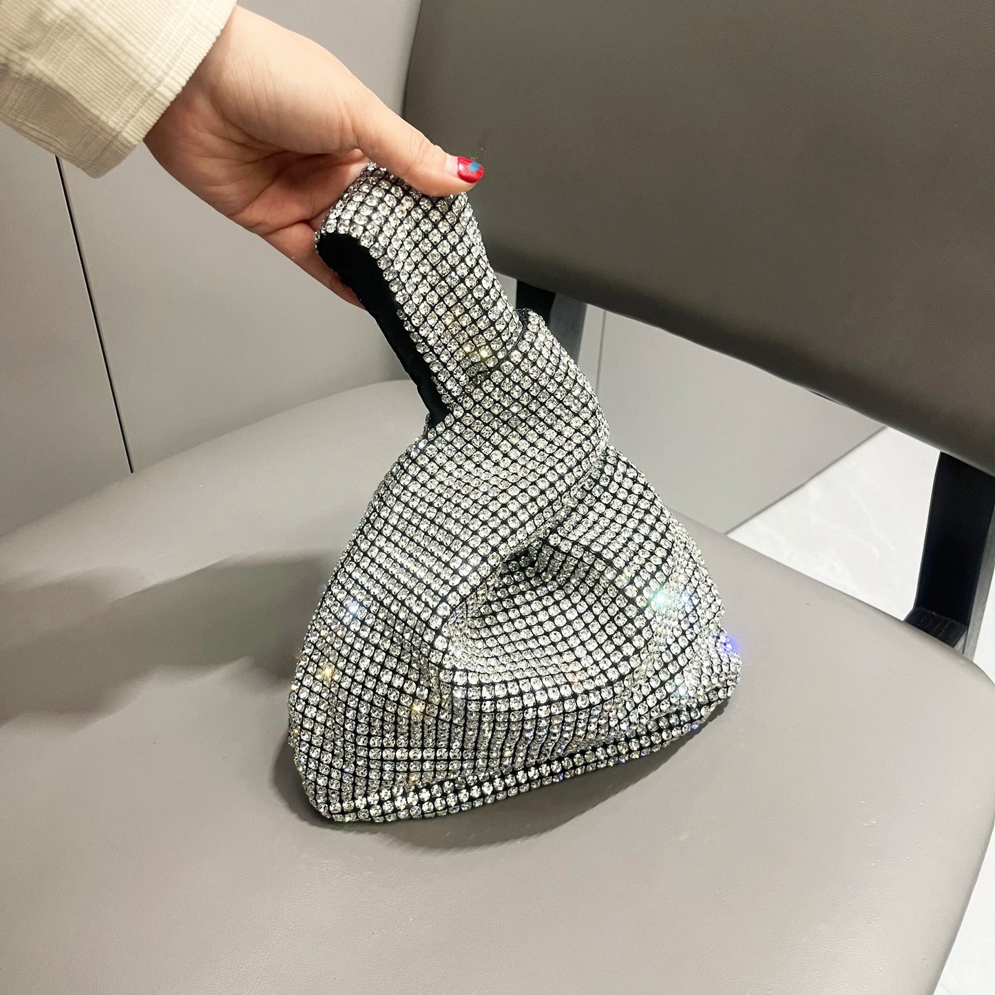 Luxury Designer Rhinestones Clutch Purse Bag for women