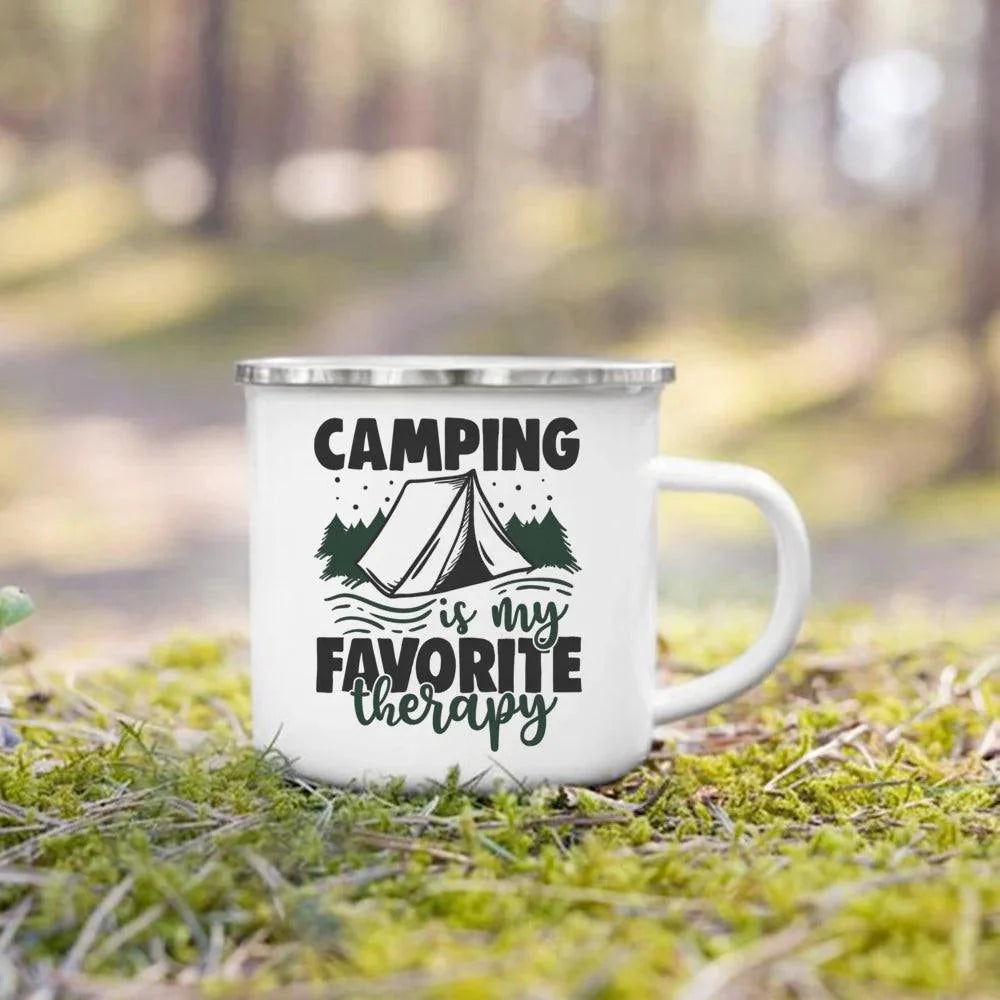 Nature's Adventure Enamel Mug: The Essential Companion for Outdoor Lovers