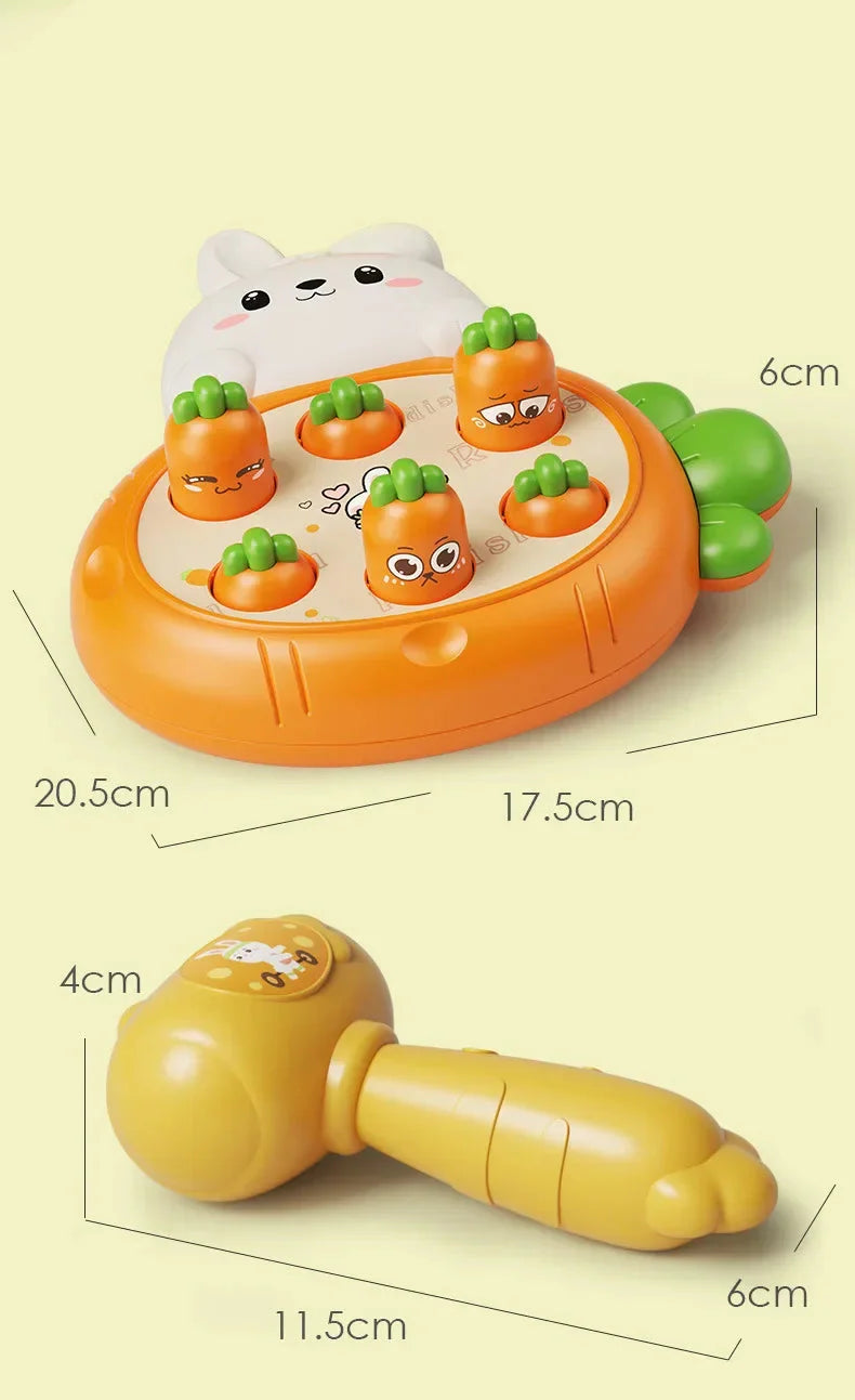 ELMAS Montessori Animal Hammering Toy – Toddler Learning Game