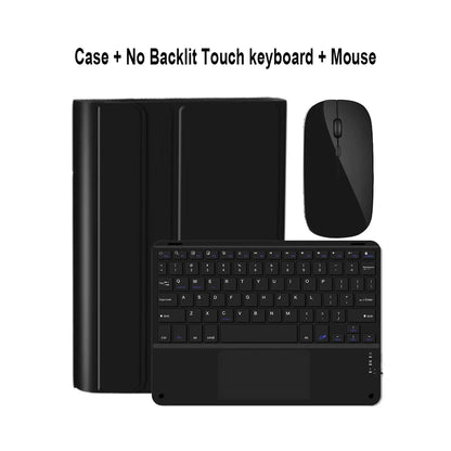 Magic Keyboard & Wireless Mouse Case for iPad & Tablet
