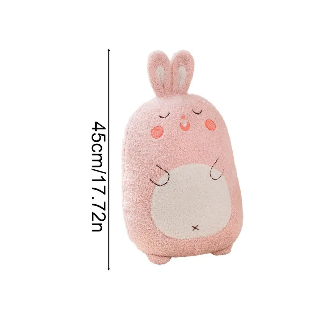Stuffed Animal Pillow Cartoon Animal Plush Toy Multi-Purpose Sleeping Pillow For Living Room Bedroom Game Room Couch Kid's Room