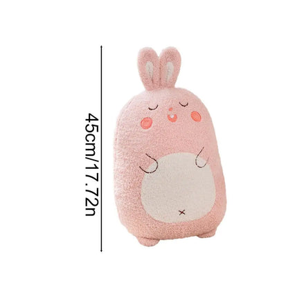 Stuffed Animal Pillow Cartoon Animal Plush Toy Multi-Purpose Sleeping Pillow For Living Room Bedroom Game Room Couch Kid's Room