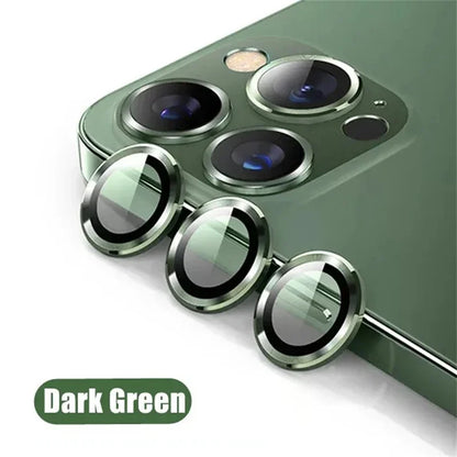 3-2PCS Camera Lens Protector For iPhone 16 Pro Max 16Pro 16Plus  Metal Ring Protector Glass For iPhone 14 15 Plus Camera Lens