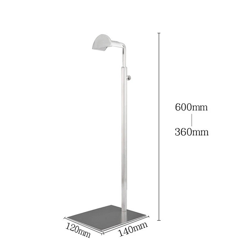 Home Accessories Display Props Stainless Steel Adjustable Polished Gold And Silver Hanging Bag Handbag Purse Stand