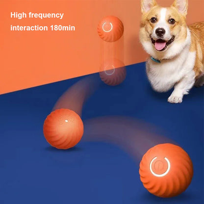 Smart Dog Toy Ball Electronic Interactive Pet Toy Moving Ball USB