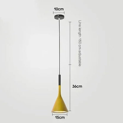 White Light LED Hanging Lamp for Dining & More