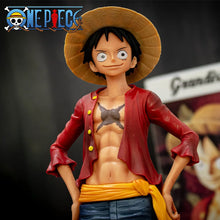28cm One Piece Anime Figure - Confident Smiley Luffy Face Changing Action Figurine Model