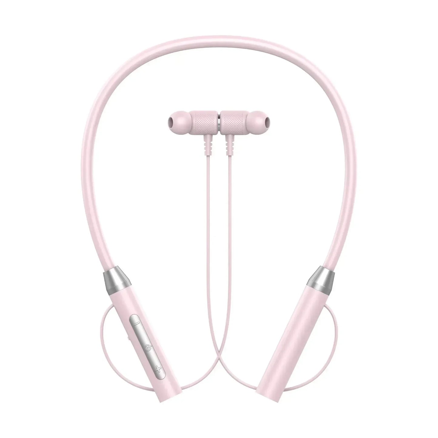 Magnetic Bluetooth Wireless Neckband Earphones with Mic - HiFi Sound