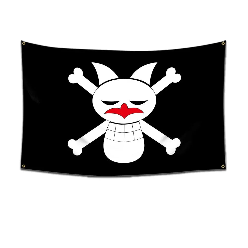 One Piece Jolly Roger Flags 🏴‍☠️ Decoration