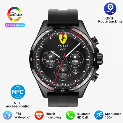 Daredevil GPS Smartwatch for Men - Bluetooth Call HD AMOLED Display, Altitude Tracker, Compass, Fitness Monitor, IP68 Waterproof Adventure Watch
