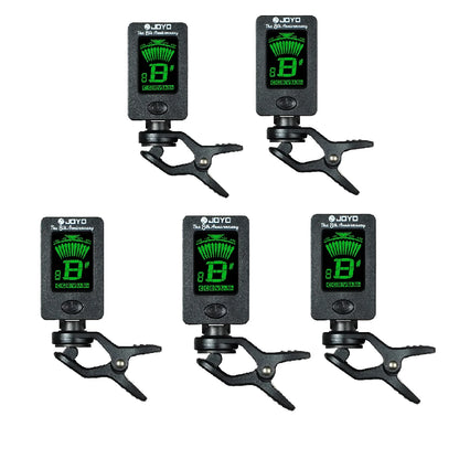 JOYO JT-01 Guitar Tuner Clip-on Chromatic Digital Tuner  Frequency LCD Tuner for Acoustic Guitar Accessory Ukulele Violin