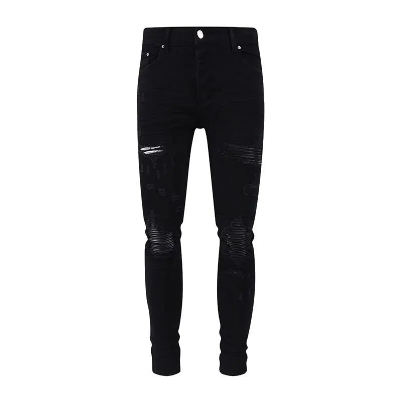 Slade Men's Black Relaxed Fit Stretch Pants
