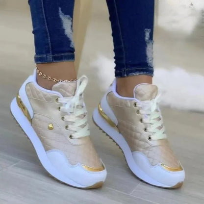 2023 Women's Mesh Lace-Up Comfort Sneakers