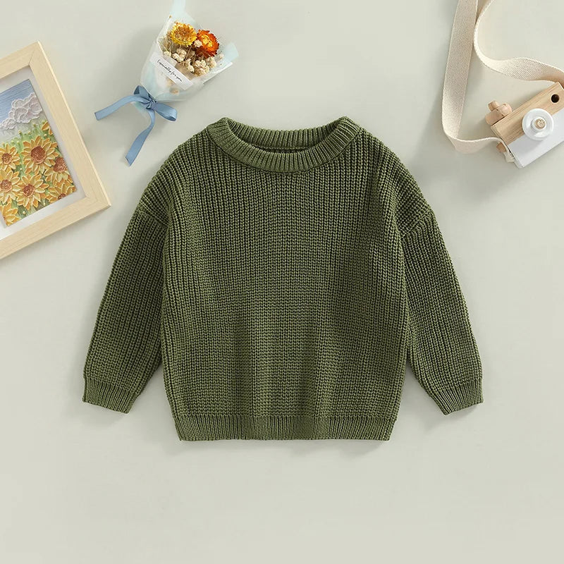Ulises Knit Sweater for Toddlers – Warm Winter Pullover for Kids
