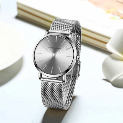 Women Watch Quartz Movement 36mm Waterproof Minimalist Style