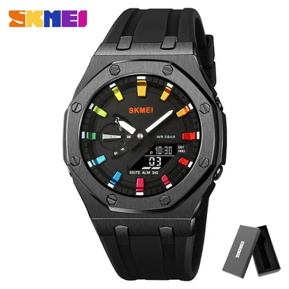 New Arrival 40mm Japan TMI VH88 Movt Sapphire Crystal Calendar 24 Hours 100M Waterproof Quartz Wristwatches for Men