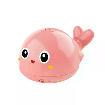 Electric Whale Bath Toy with LED Lights & Music: Spray Water Ball for Kids’ Bathtub Fun