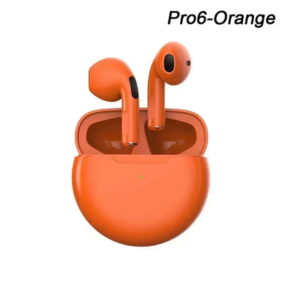 Air Pro 6 TWS Wireless Earbuds – Ultra-Lightweight Bluetooth 5.3 Headset with Mic & Charging Case