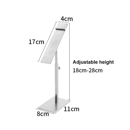 Home Accessories Display Props Stainless Steel Adjustable Polished Gold And Silver Hanging Bag Handbag Purse Stand