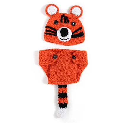 Animal Style Newborn Baby Crochet Halloween Costumes Photography Props Handmade Knit Mickey Outfit Sleepy Owl Frog Baby Gift