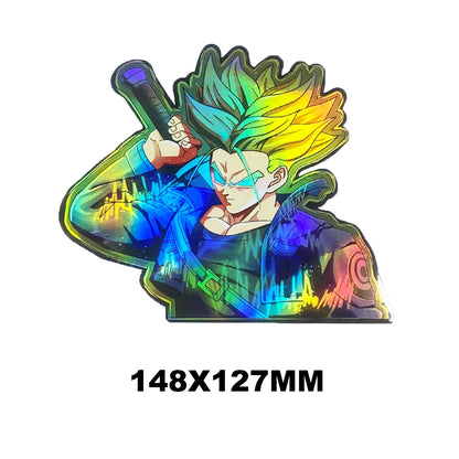 Holographic Dragon Ball Anime Stickers