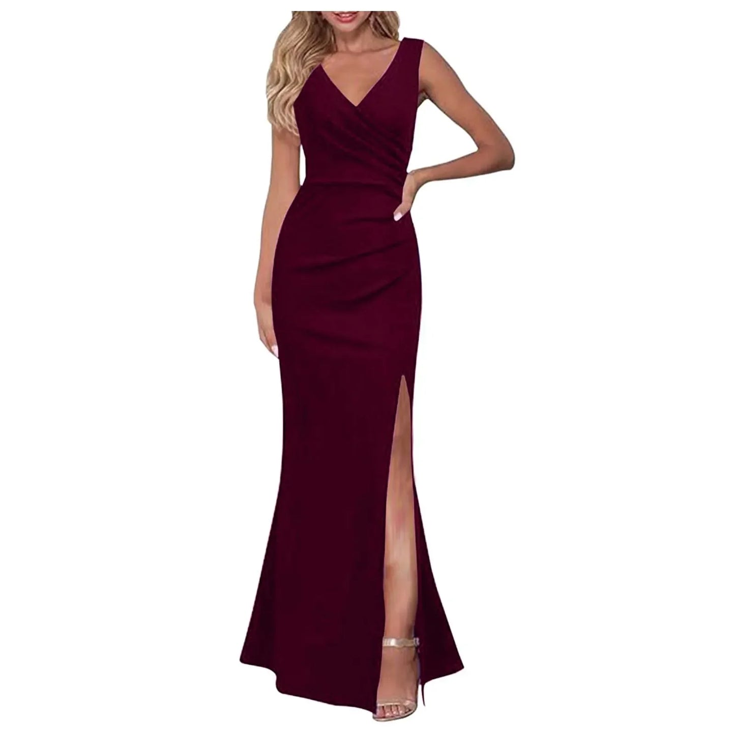 Sarlyn Long Sleeve Floral Maxi Dress - Elegant Casual Style
