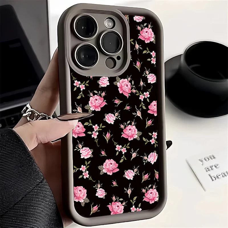 Black Leopard Print Phone Case New