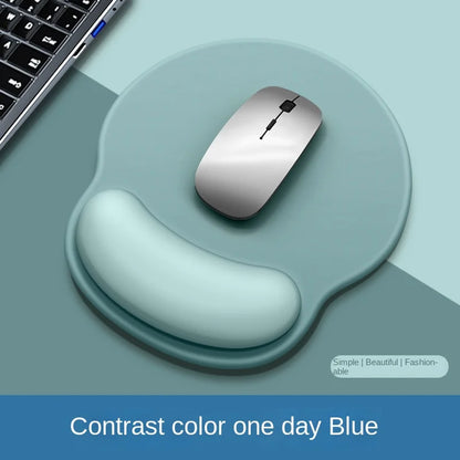 Gradient Mouse Pad with Logo - Female Wrist Support Silicone Pad