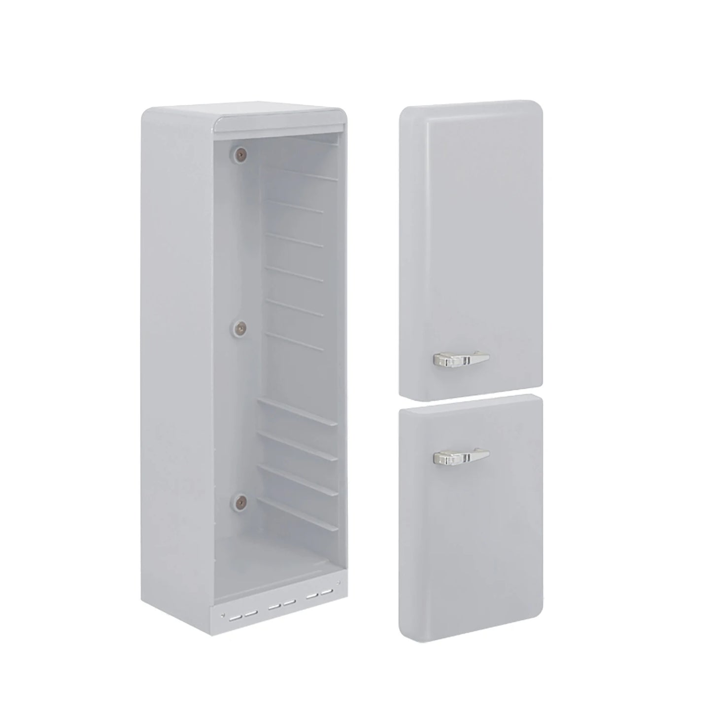 1:6 Doll House Mini Model Furniture Accessories Double Door Refrigerator Freezer Bjd Ob11 Gsc Blyth Soldier Lol Scene Shoot Prop