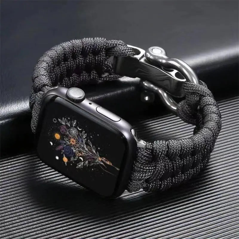 Outdoor Strap For Apple Watch Band Ultra 2 49mm 10 9 8 7 46mm 45mm 41mm Nylon Bracelet iWatch Series SE 6 5 4 3 44mm 42 40mm