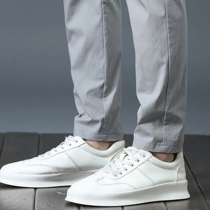 Ice Silk Men's Golf Men's Midweight Casual Pants Sports Pants Simple Design Khaki Black Slim Straight Leg Stretch Casual Trouse