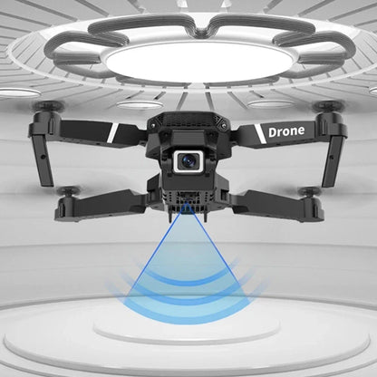 E88 Foldable RC Drone – 4K Wide-Angle HD Camera 1080P WiFi FPV Height Hold Quadrotor Helicopter
