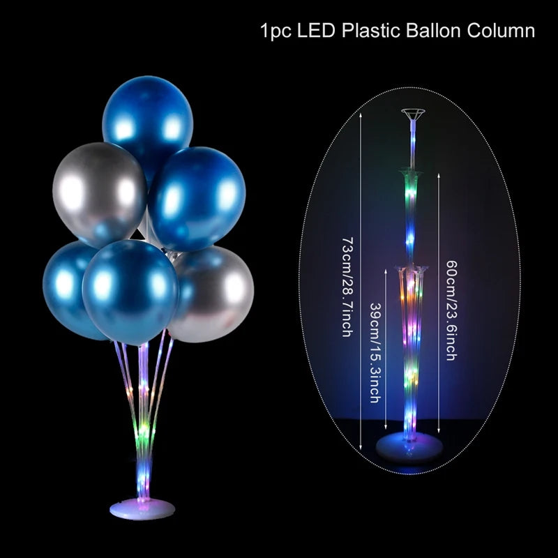 Birthday Balloon Support Balloon Stand Balloon Holder Balloon Stick Tubes Wedding Birthday Party Decoration Kids Baby Shower