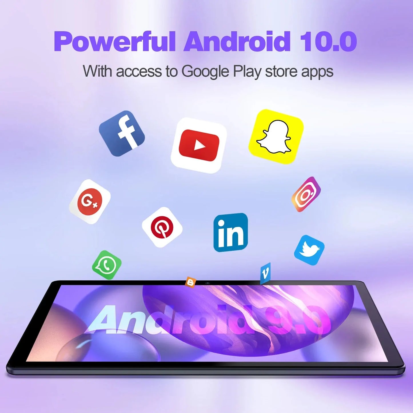 PRITOM 10 Inch Tablet PC Android 13, 64GB, SIM Slot, 3G Call, GPS