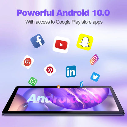 PRITOM 10 Inch Tablet PC Android 13, 64GB, SIM Slot, 3G Call, GPS
