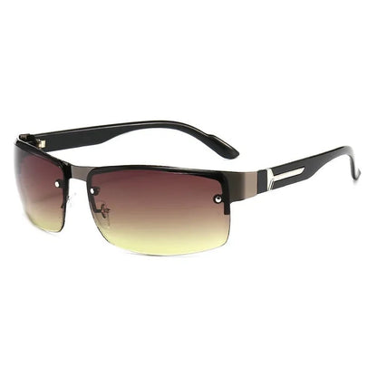 UV400 Patterned Polycarbonate Square Sunglasses