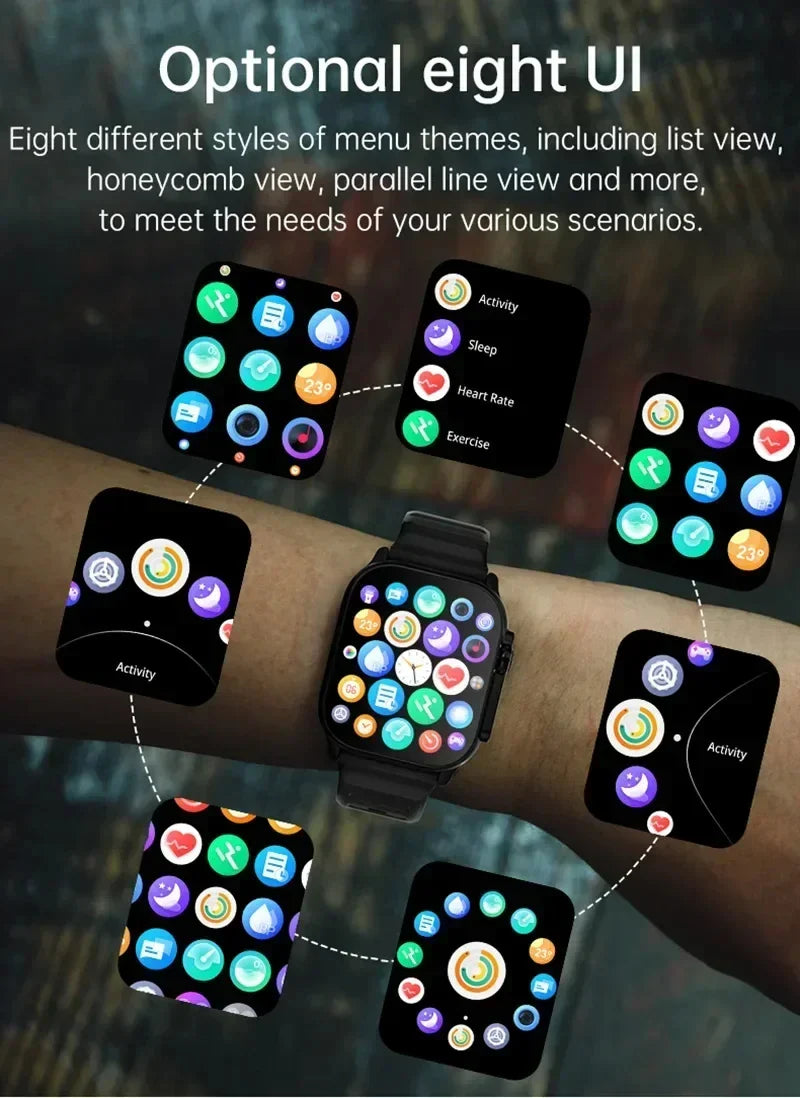 T900 Ultra Smartwatch – Bluetooth Calling, Message Alerts Heart Rate Monitor Sports Watch