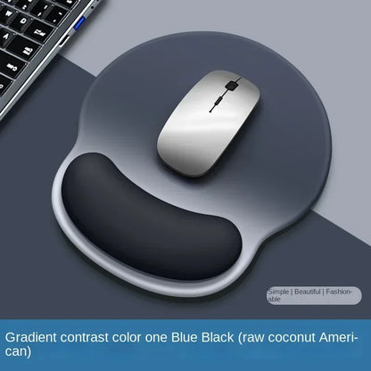 Gradient Mouse Pad with Logo - Female Wrist Support Silicone Pad