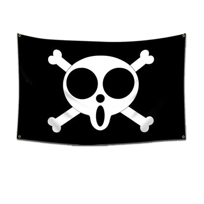 One Piece Jolly Roger Flags 🏴‍☠️ Decoration