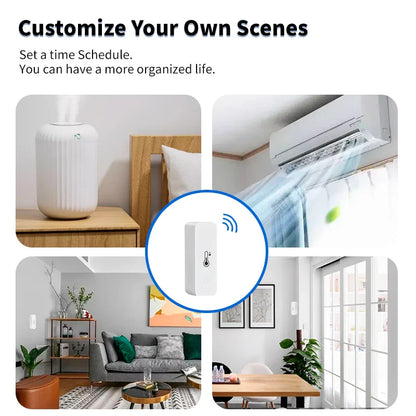 Wifi Temperature And Humidity Sensor Indoor Thermometer For Kids Room or Home Office
