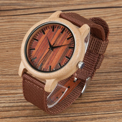 BOBO BIRD Bamboo Wood Couple Wristwatches